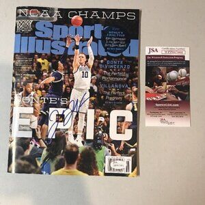 Donte Divincenzo Autograph Signed Villanova SI Sports Illustrated Magazine JSA